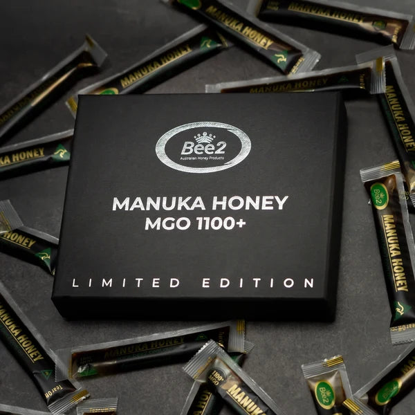 Bee2 마누카 꿀 스틱 MGO 1100+ - 30개입 x 12g